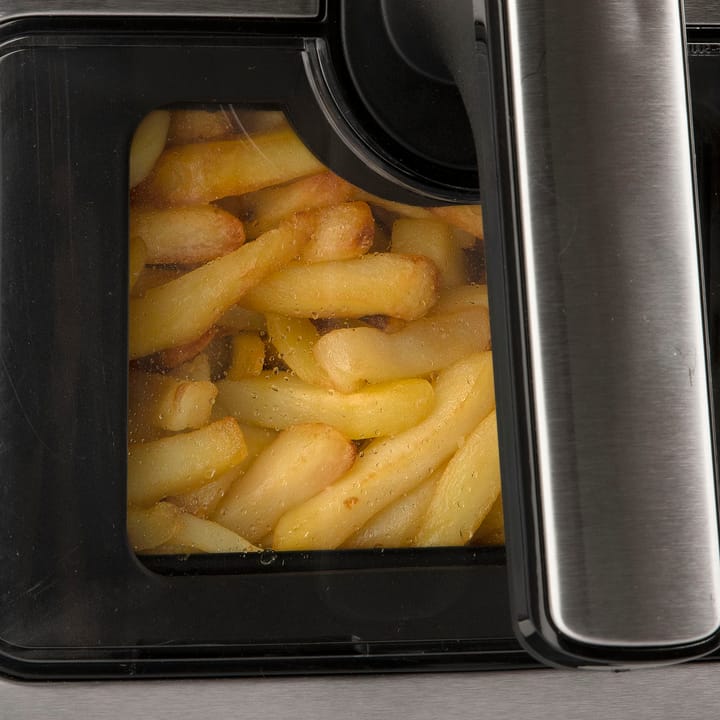 Friggisano Visual Air Fryer 6.5 L, Silver-black G3 Ferrari