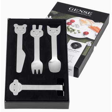 Animal Friends cutlery 4 pieces - 4 pieces - Gense