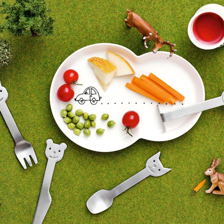 Animal Friends cutlery 4 pieces, 4 pieces Gense