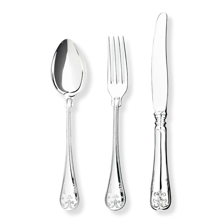 Gammal Fransk fork silver, 20 cm Gense