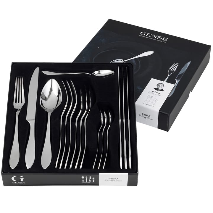 Indra cutlery set 16 pieces, stainless steel Gense