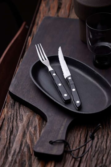 Old Farmer black cutlery 12 pieces - 12 pieces - Gense