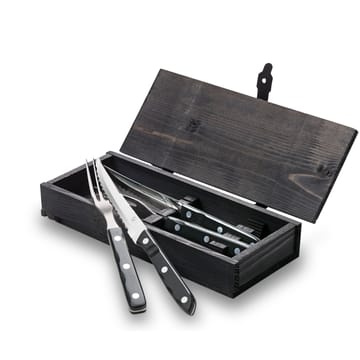 Old Farmer cutlery black - set with 4 pcs - Gense