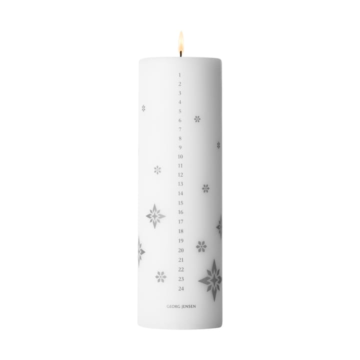 2024 calendar candle 25 cm, Silver Georg Jensen