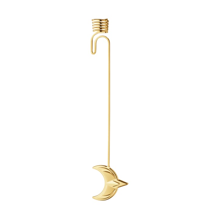 2024 candle holder moon, Gold-plated Georg Jensen