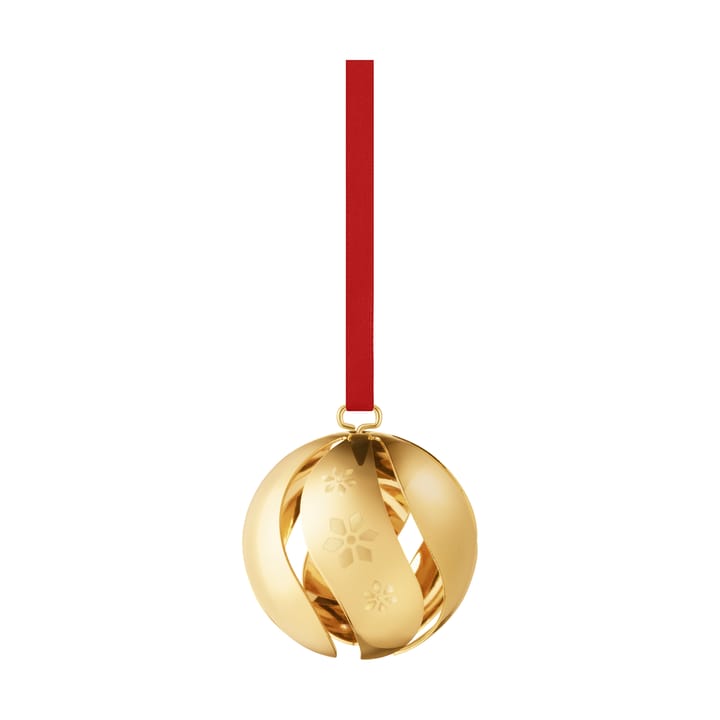 2024 Christmas bauble, Gold-plated Georg Jensen