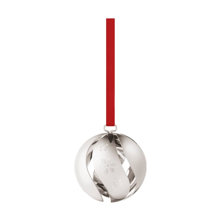 2024 Christmas bauble, Palladium-plated Georg Jensen