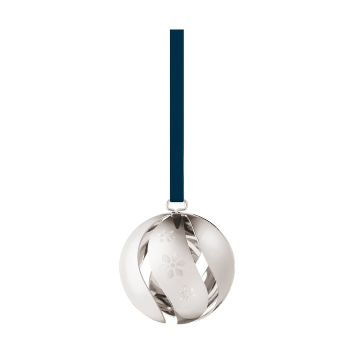 2024 Christmas bauble, Palladium-plated Georg Jensen