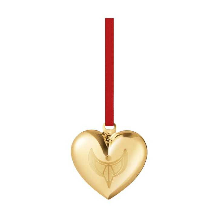 2024 Christmas heart, Gold-plated Georg Jensen