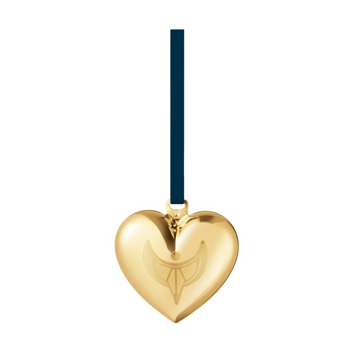 2024 Christmas heart, Gold-plated Georg Jensen