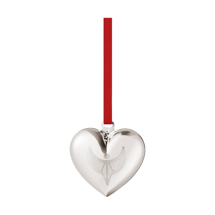 2024 Christmas heart - Palladium-plated - Georg Jensen