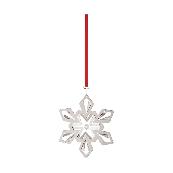 2024 Christmas pendant snowflake, Palladium-plated Georg Jensen