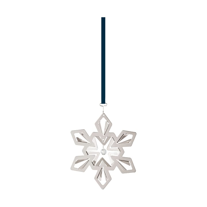 2024 Christmas pendant snowflake, Palladium-plated Georg Jensen