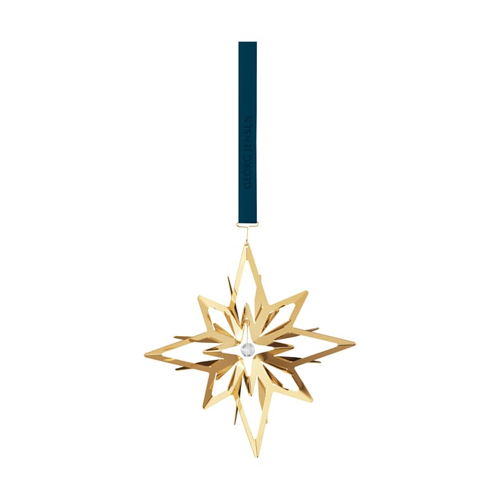 2024 Christmas pendant star, Gold-plated Georg Jensen