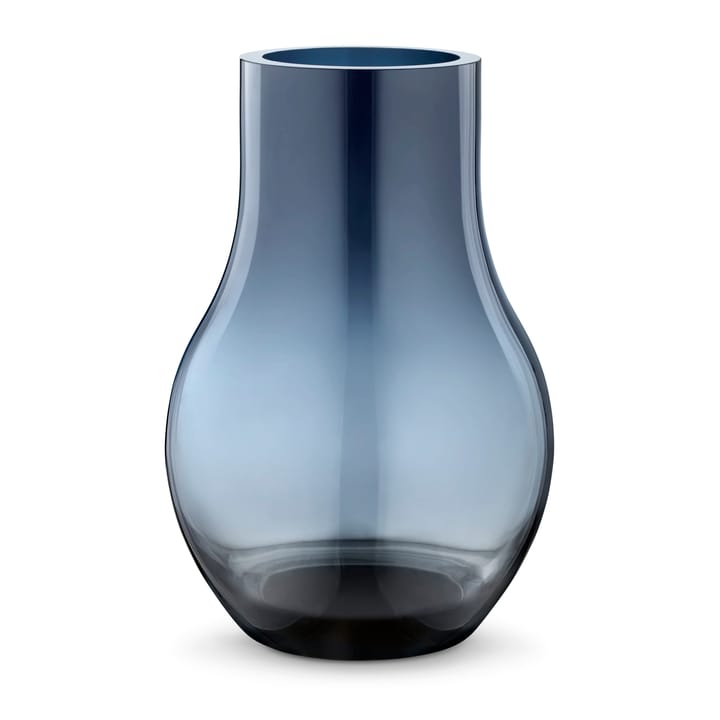 Cafu glass vase blue, medium, 30 cm Georg Jensen