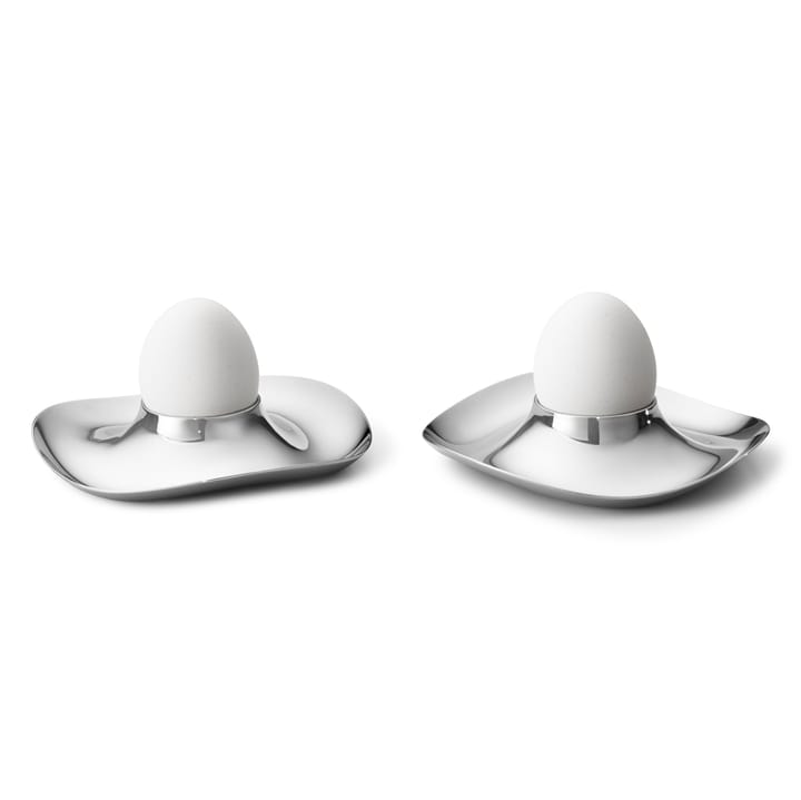 Cobra egg cup 2-pack, stainless steel Georg Jensen