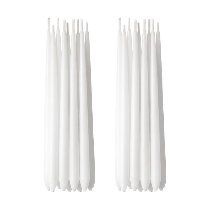 Cobra Hanukkah candles 18-pack, White Georg Jensen