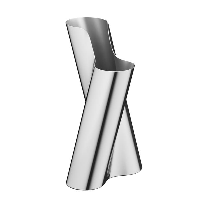 Lituus vase large 34.2 cm - Stainless steel - Georg Jensen