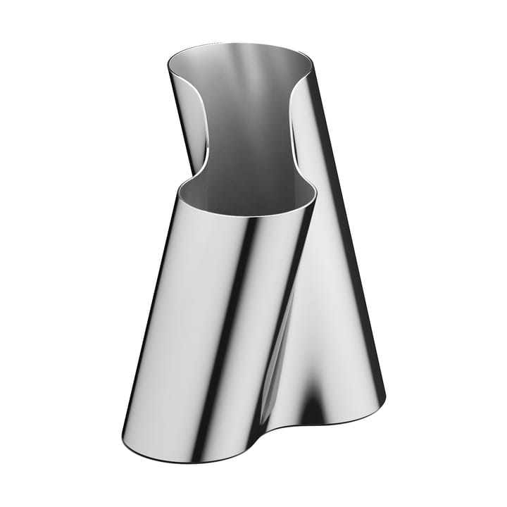 Lituus vase medium 20.4 cm - Stainless steel - Georg Jensen