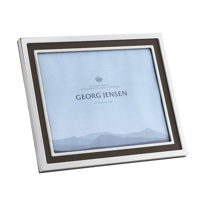 Manhattan frame large 30x25 cm, Stainless steel-leather Georg Jensen