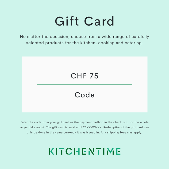 Digital gift card - CHF 75,00 - Gift card