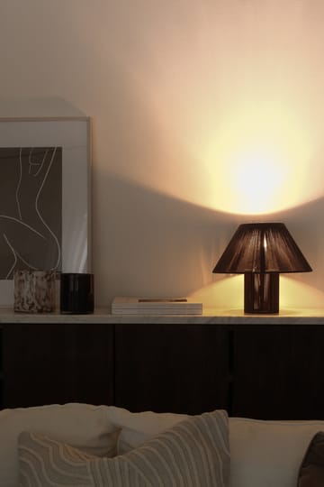 Anna table lamp Ø35 cm - Brown - Globen Lighting