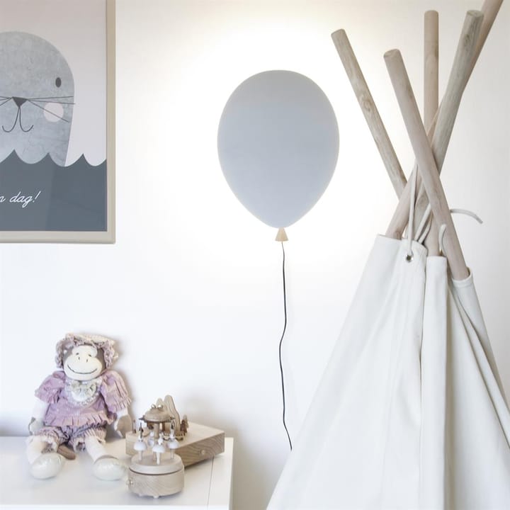 Balloon wall lamp, grey-ash Globen Lighting