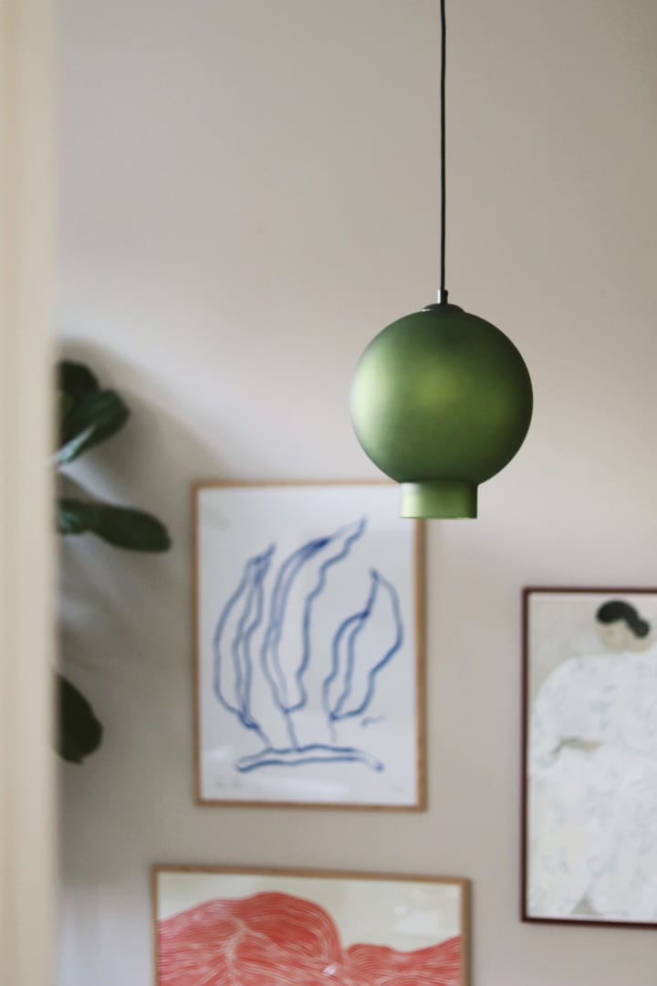 Bams 25 pendant, Frosted green Globen Lighting