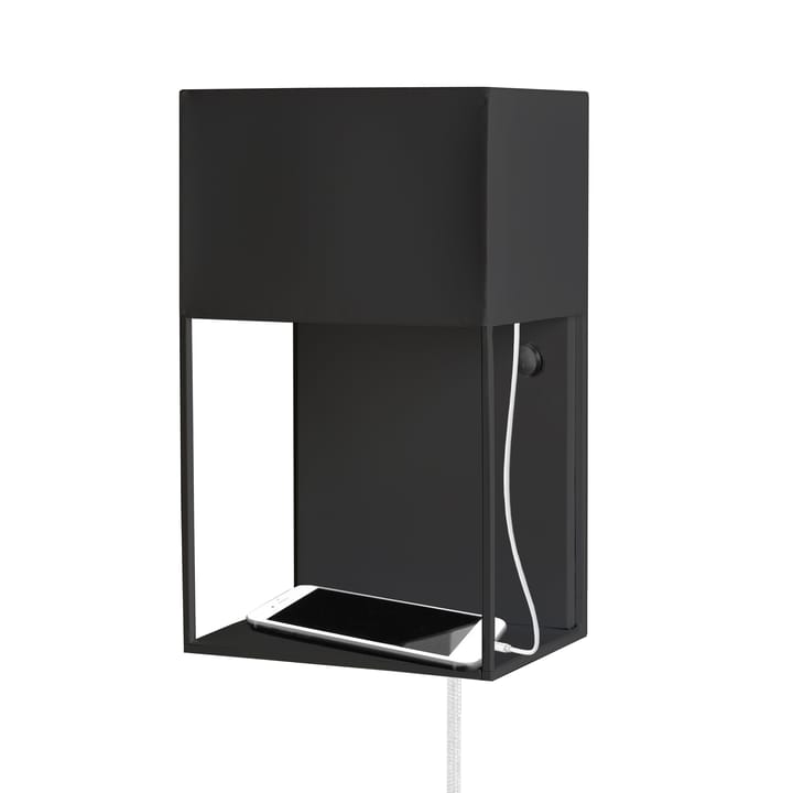 Box wall lamp, black Globen Lighting