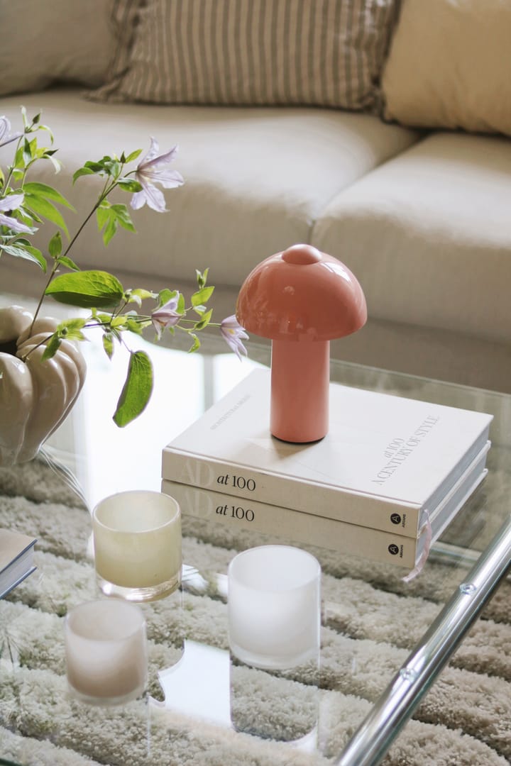 Buddy portable table lamp, Blush Globen Lighting