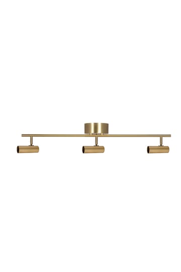 Hubble 3 Long ceiling lamp - Brushed brass - Globen Lighting