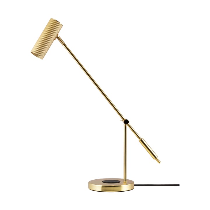 Hubble Read table lamp with wireless charging, Brushed brass Globen Lighting