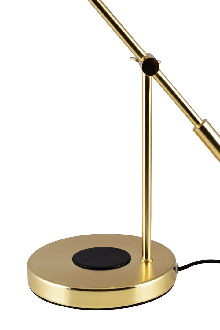 Hubble Read table lamp with wireless charging, Brushed brass Globen Lighting