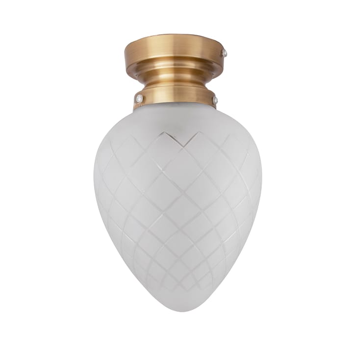 Juni IP44 ceiling lamp, sanded white Globen Lighting