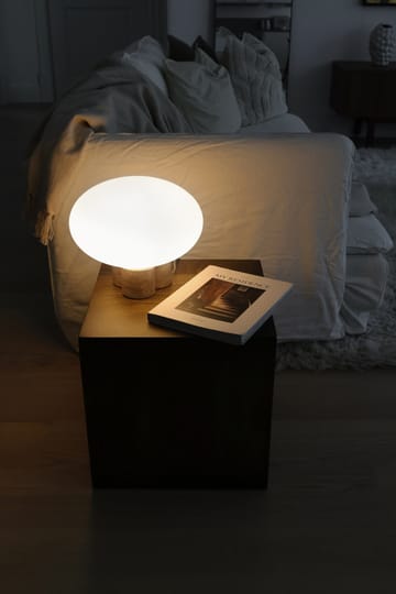 Mammut table lamp Ø28 cm - Travertin - Globen Lighting