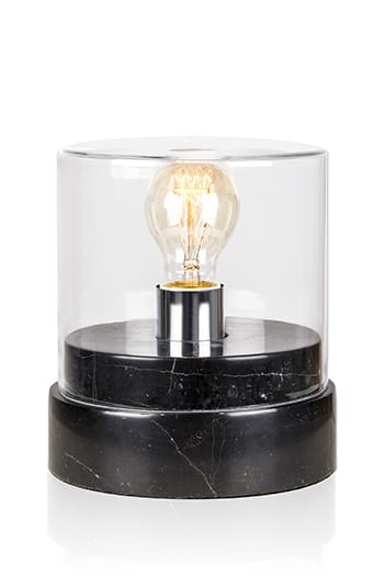 Marmi Wide table lamp, Black Globen Lighting