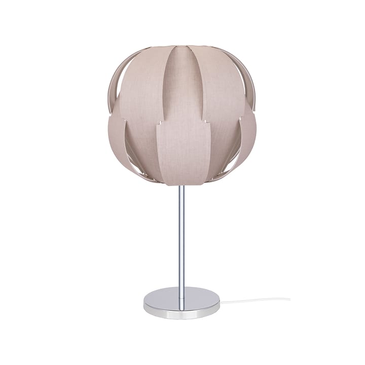 Pavot 25 table lamp, Beige, chrome stand Globen Lighting