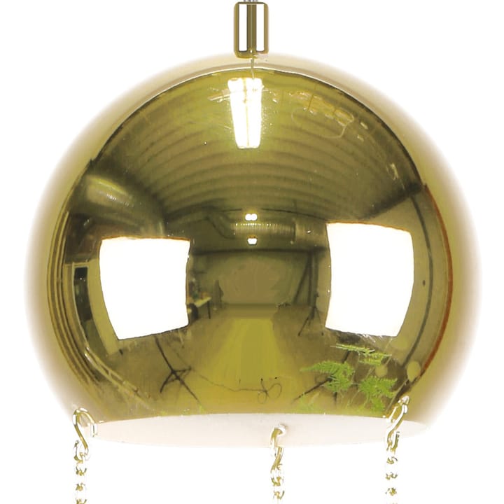 Planter ceiling lamp with flower pot, brass Globen Lighting