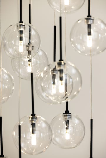 Skyfall pendant lamp - Clear/Black - Globen Lighting