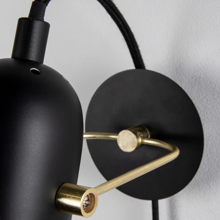 Swan Mini wall lamp, black Globen Lighting