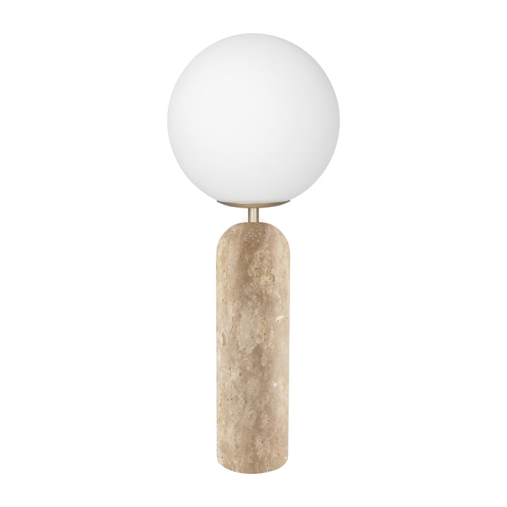 Torrano table lamp, Travertine Globen Lighting