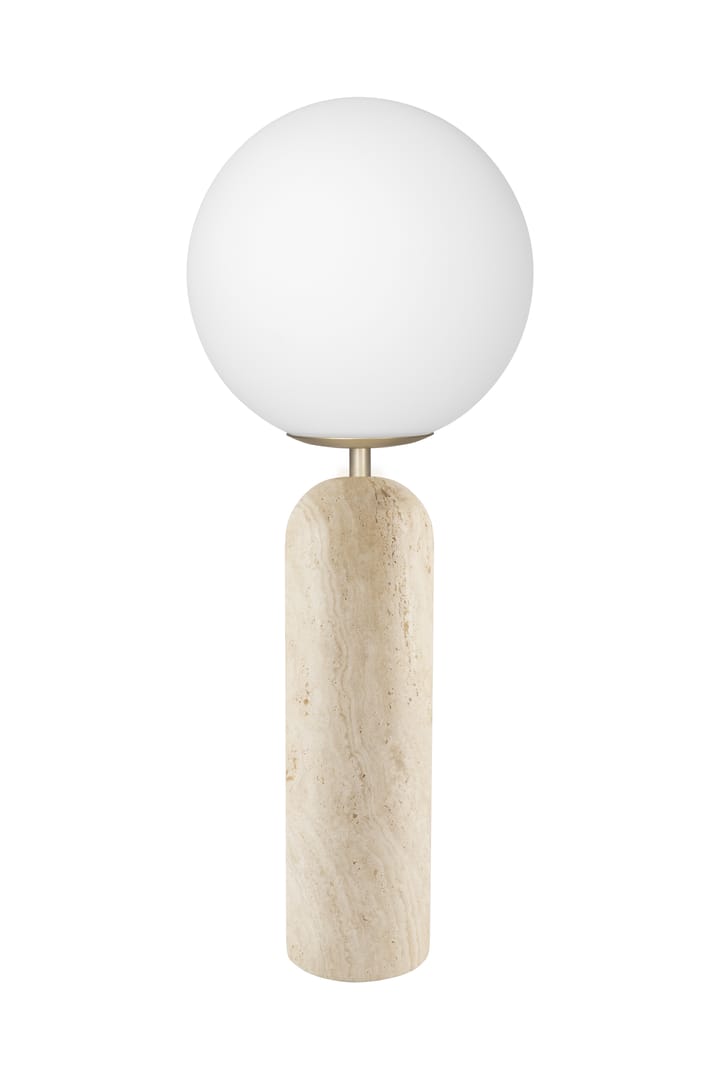 Torrano table lamp, Travertine Globen Lighting