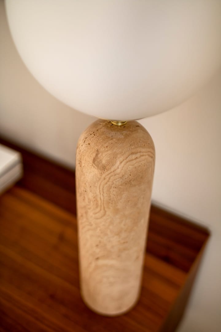 Torrano table lamp, Travertine Globen Lighting