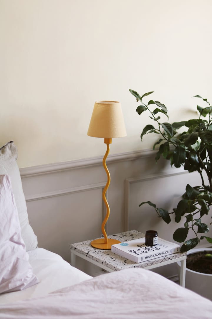 Twist 50 table lamp base, Yellow Globen Lighting