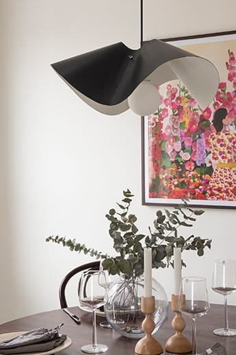 Volang pendant lamp Ø50 cm - Black - Globen Lighting