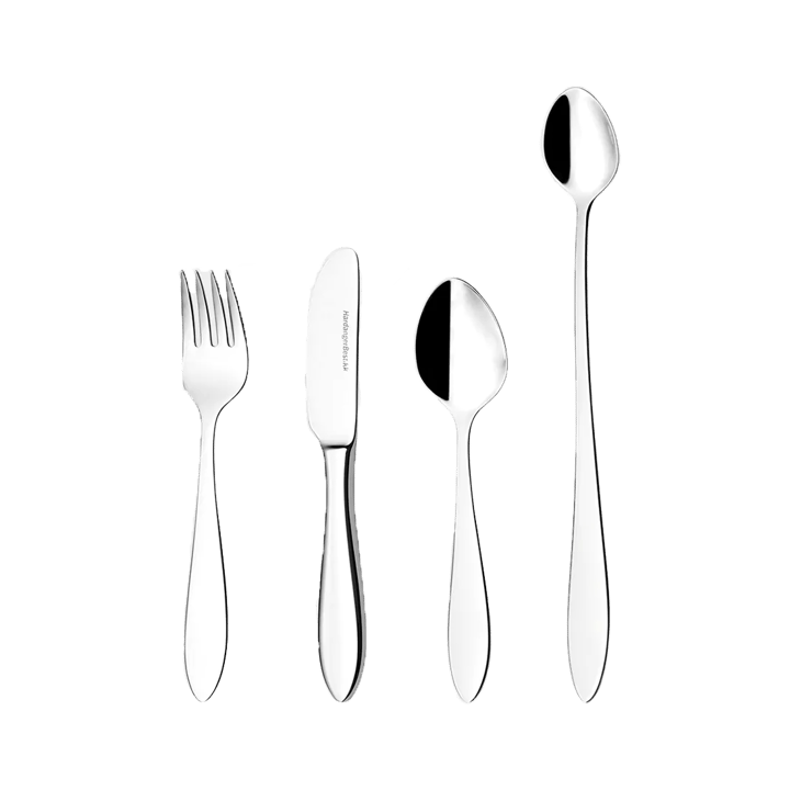 Fjord children's cutlery 4 pieces, Stainless steel Hardanger Bestikk