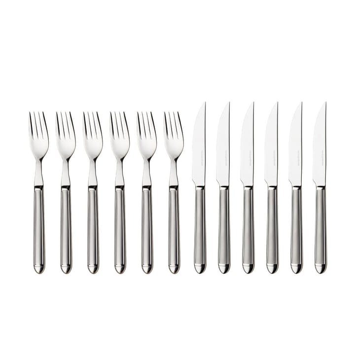 Nora beef set 12 pieces, Stainless steel Hardanger Bestikk