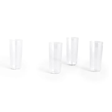 Angle drinking glass 4-pack - Tall 13 cm - HAY