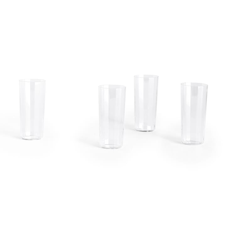 Angle drinking glass 4-pack, Tall 13 cm HAY