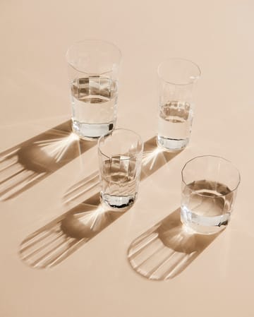 Angle drinking glass 4-pack - Tall 13 cm - HAY